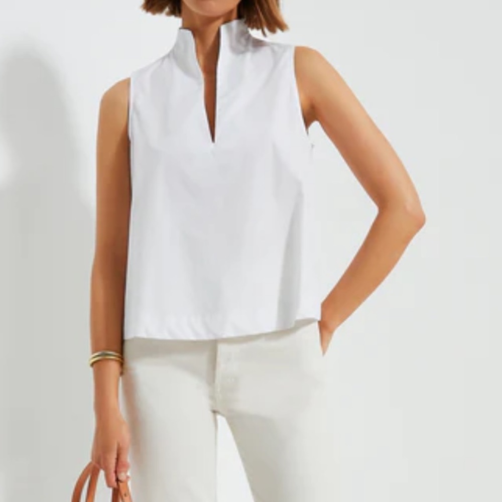 Tuckernuck Classic White Sleeveless Top